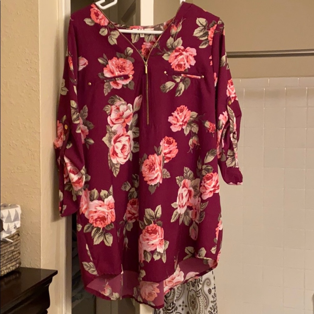Floral blouse